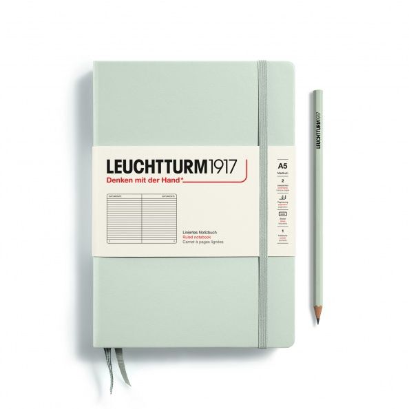 XNB Medium (A5) Hard Light Grey Ruled