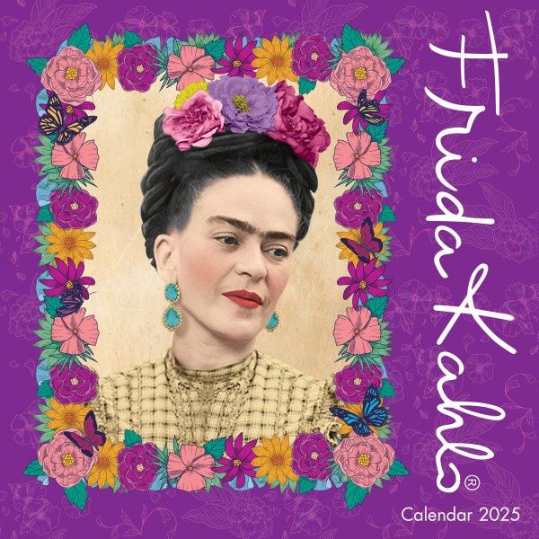 CA 2025 Wall Calendar Frida Kahlo