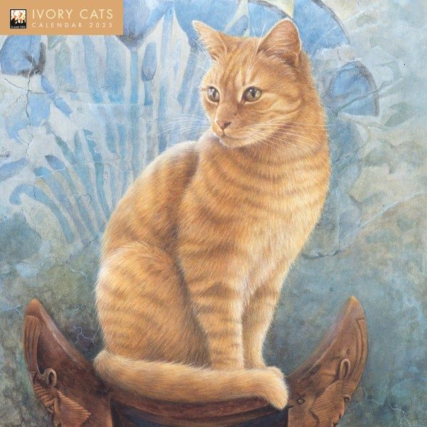 CA 2025 Ivory Cats by Lesley Anne Ivory Wall