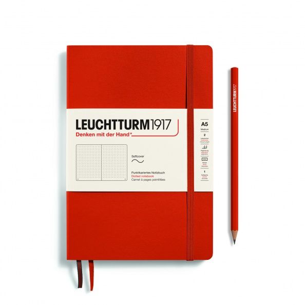 XNB Medium (A5)Soft Fox Red Dotted