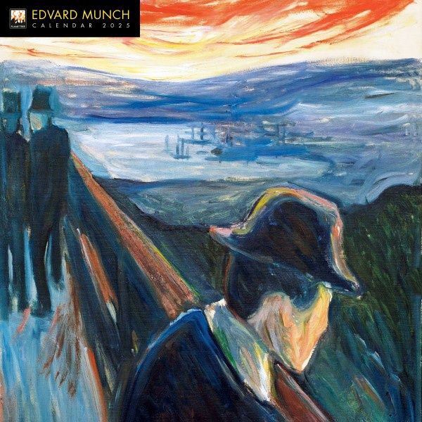 CA 2025 Wall Calendar Edvard Munch