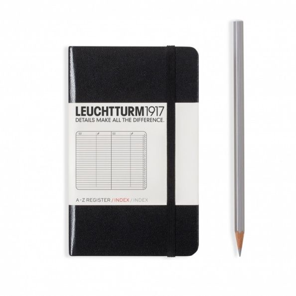 NB Black Address book Pkt A6