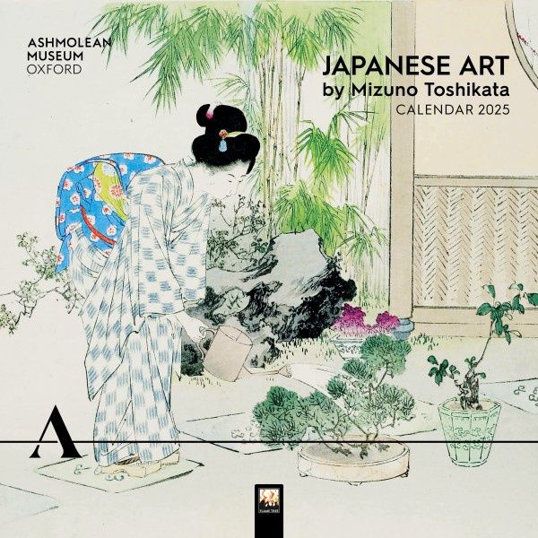 CA 2025 Wall Calendar Ashmolean Museum: Japanese Art by Mizuno Toshikata