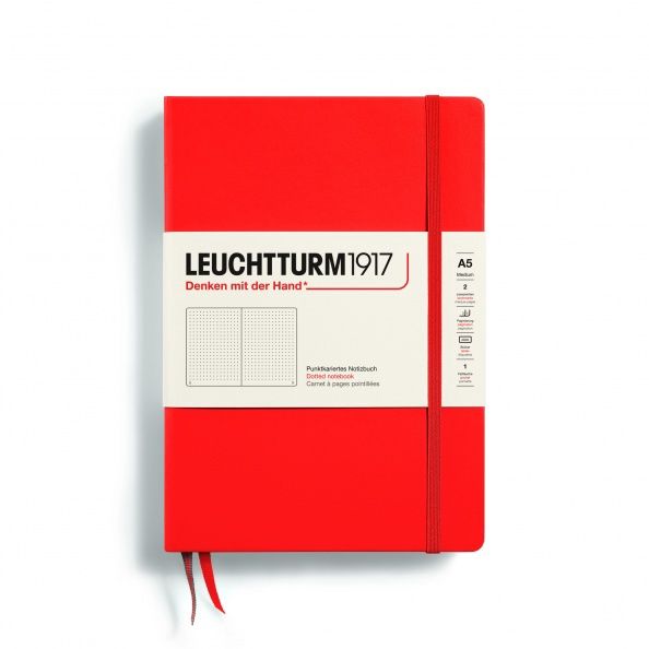 NB Medium Hardcover (A5), 251 numbered pages, 80g/m² paper Lobster, dotted