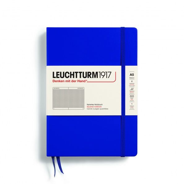 NB Medium Hardcover (A5), 251 numbered pages, 80g/m² paper Ink, squared