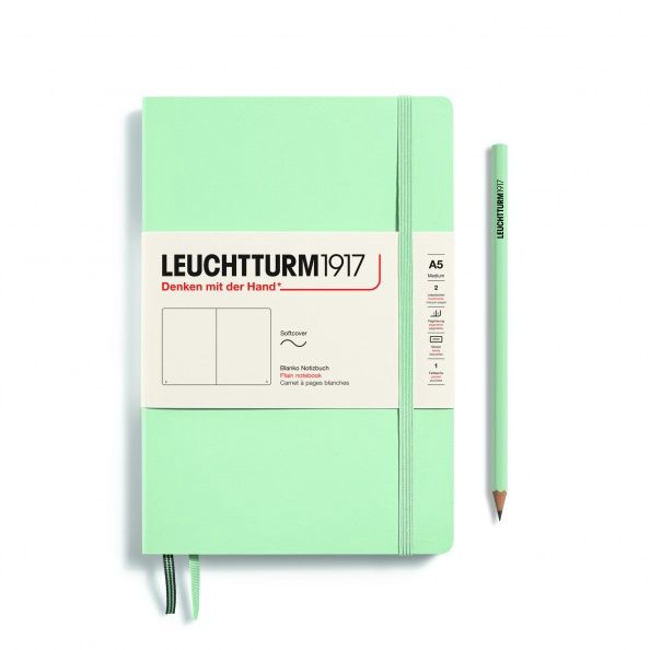 XNB Medium (A5)Soft Mint Green Plain