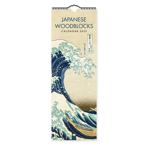 CA 2025 Japanese Woodblocks Slim Wall