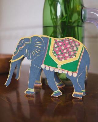 GC Standing Elephant Greeting Card A6