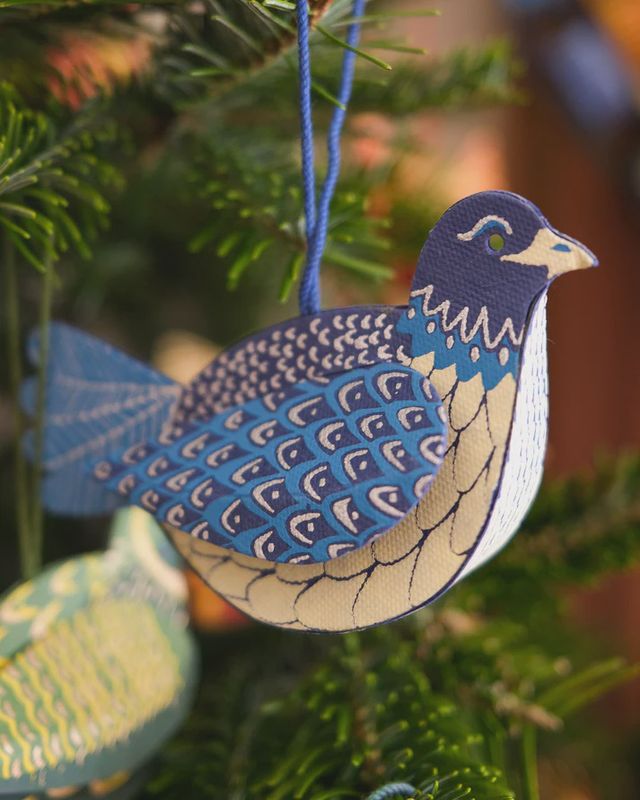 ORN Blue Bird Board Decoration