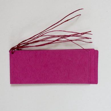 GT Khadi Fuschia Tag Sgl