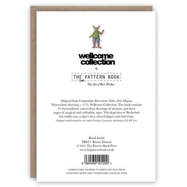 GC Bunny Demon Greeting Card