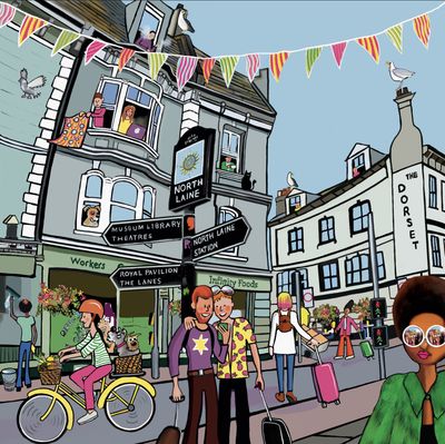 GC North Road (North Laine SIgn)