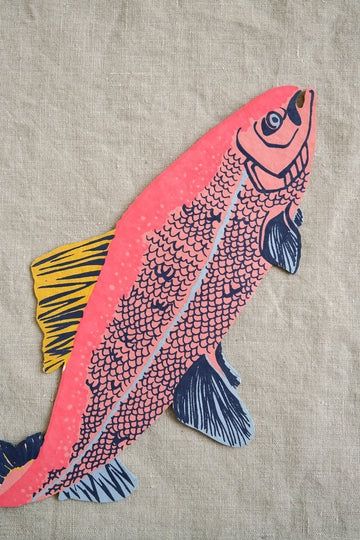 GC Salmon Greeting Card A6
