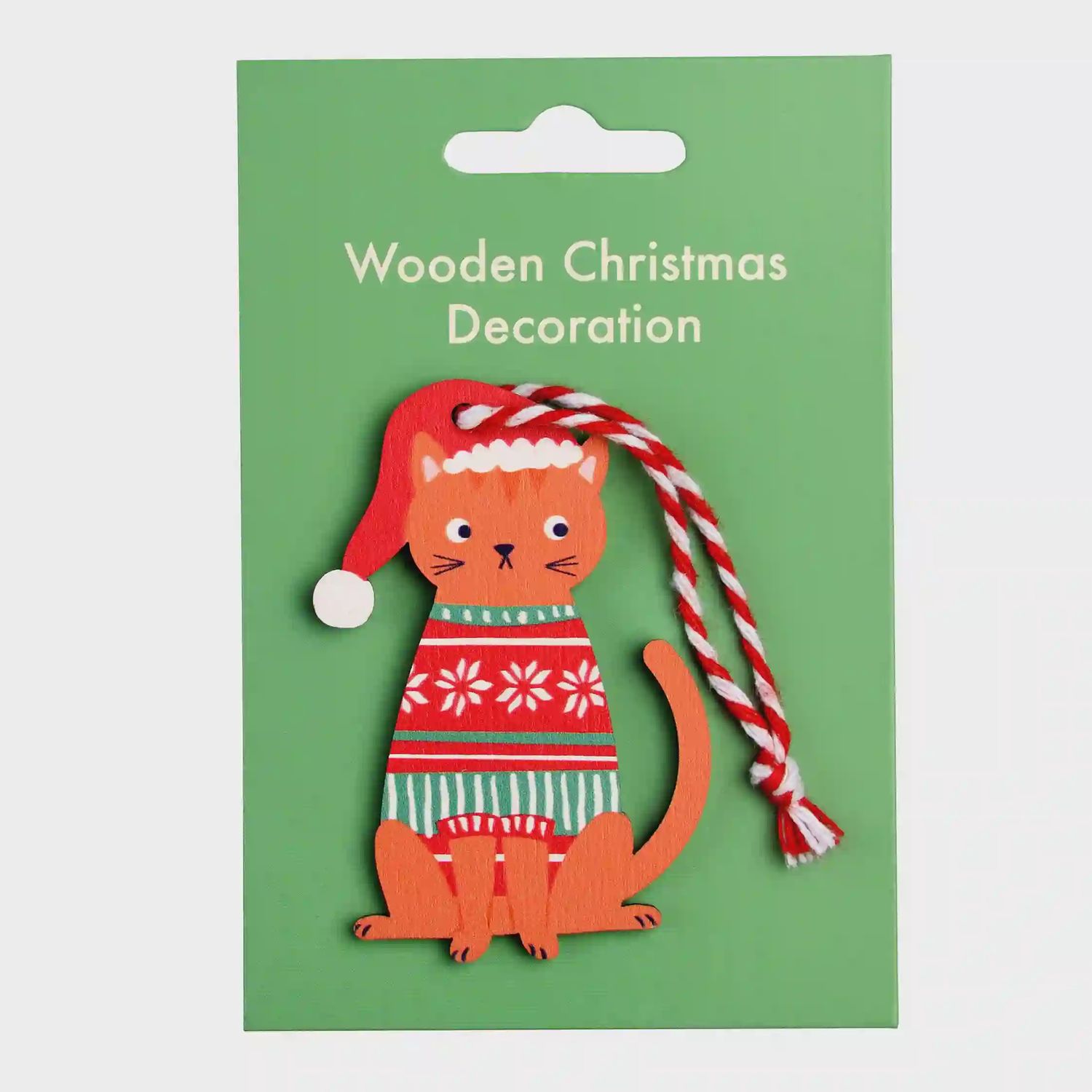 ST Ginger Cat Christmas Decoration