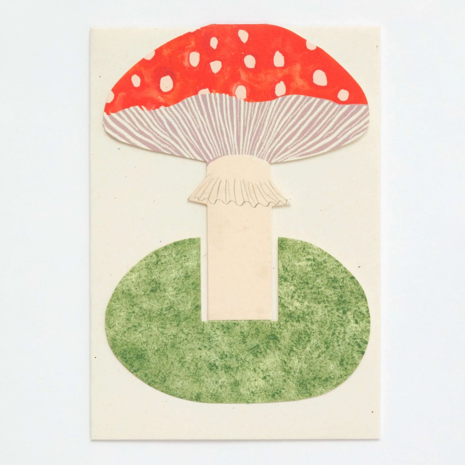 GC Toadstool Stand-up Greetings Card