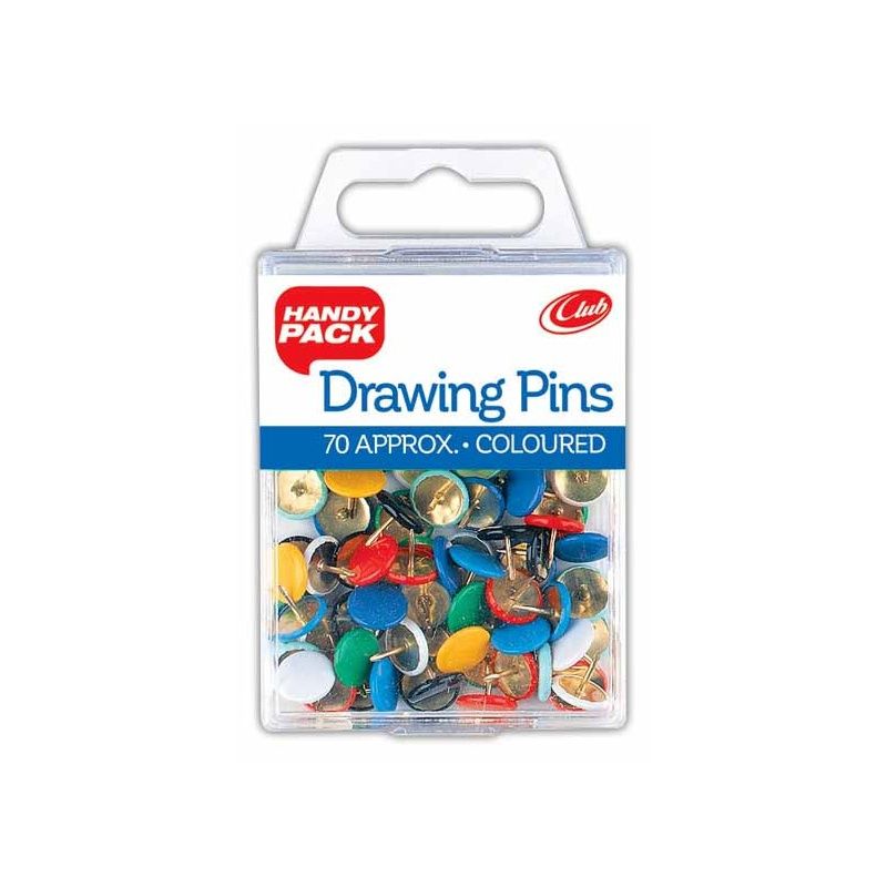 ST Coloured Drawing Pins 100&#39;s 9.5mm (12)