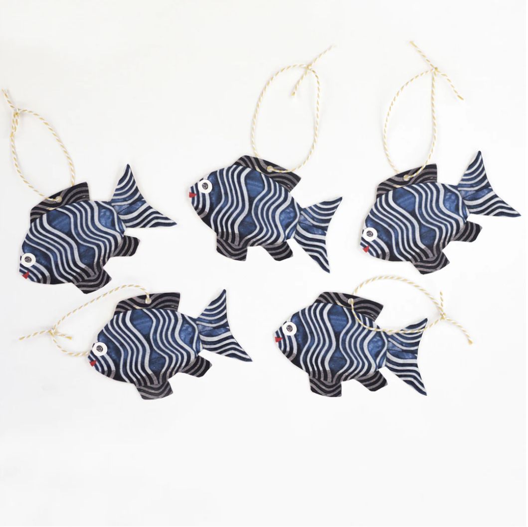 GT Fish Gift Tags - set of 5