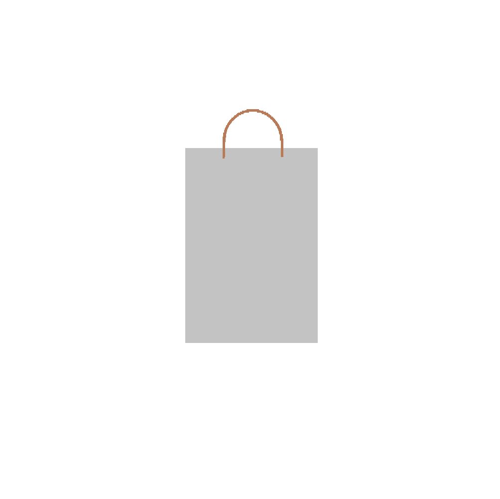 GB Khadi Light Grey Sml Bag Sgl