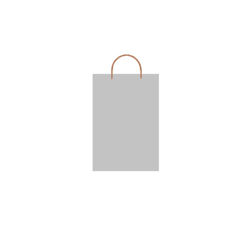 GB Khadi Light Grey Sml Bag Sgl