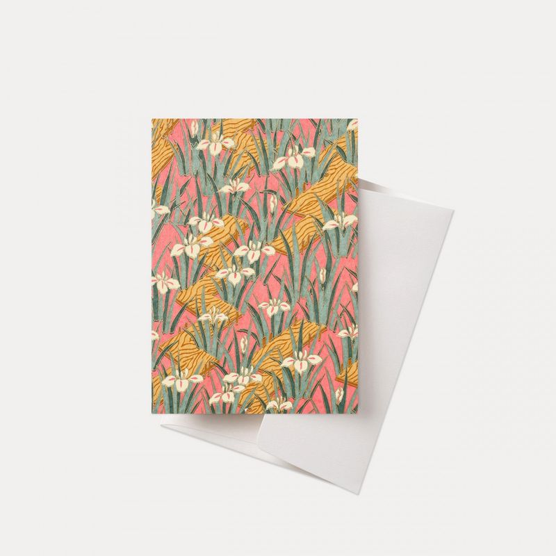GC Esmie Water iris/pink Greetings Card (12)