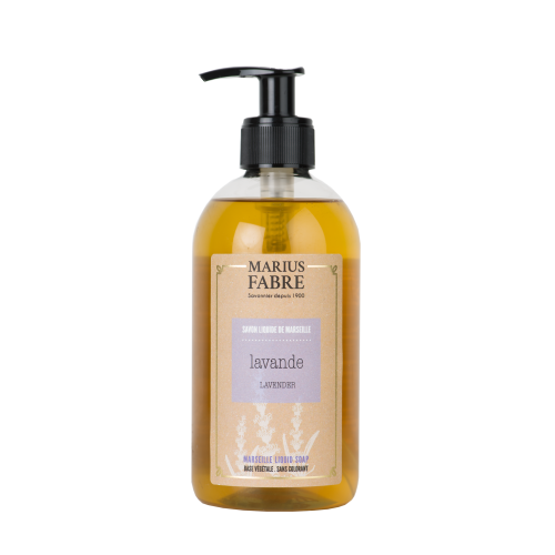 GF Marius Fabre Liquid Marseille Soap With Olive Oil 400ml - Lavender - Bien Etre (Pack of 6)