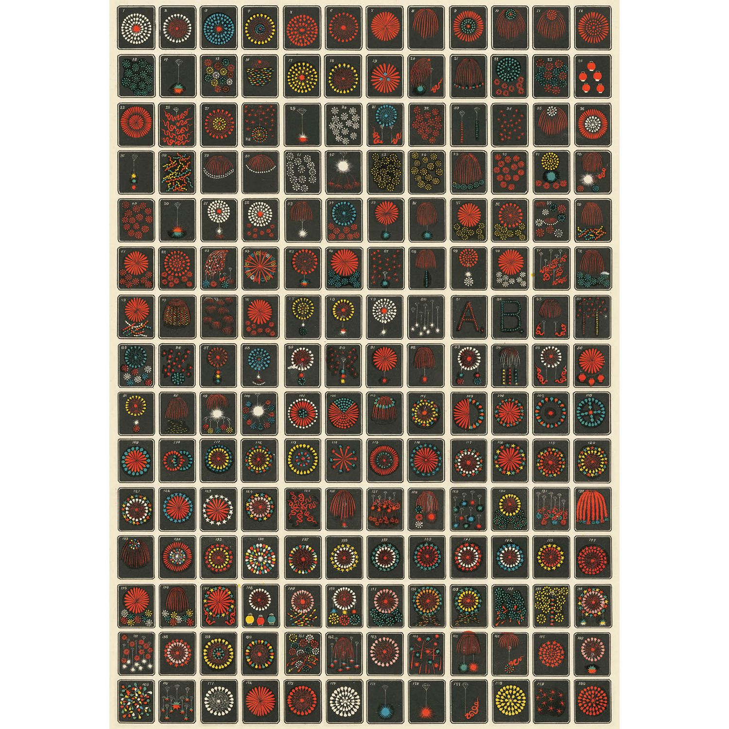 GW 180 Fireworks Poster-Wrap
