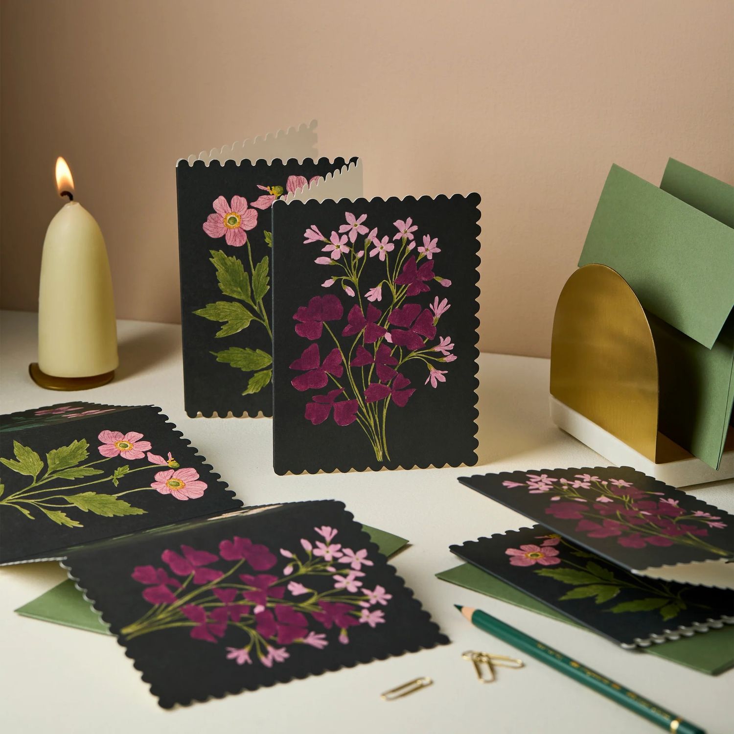 GC Botanical Concertina Greetings Card
