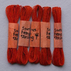 GT Khadi Coral Hemp String Sgl