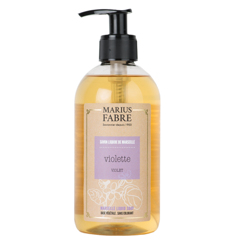 GF Marius Fabre Liquid Marseille Soap With Olive Oil 400ml - Violet - Bien Etre (Pack of 6)