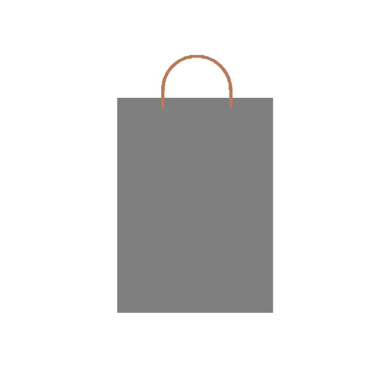 GB Khadi Dark Grey Med Bag Sgl