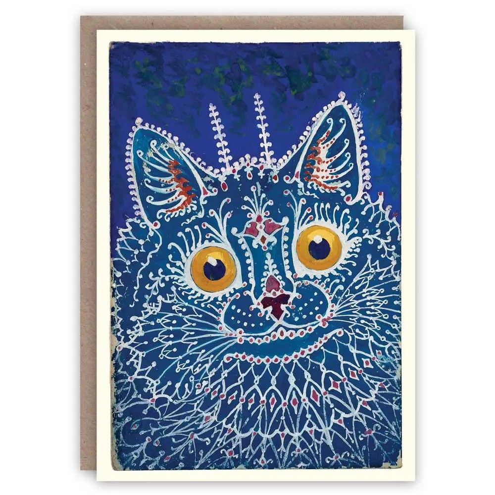 GC Gothic Cat Greetings Card