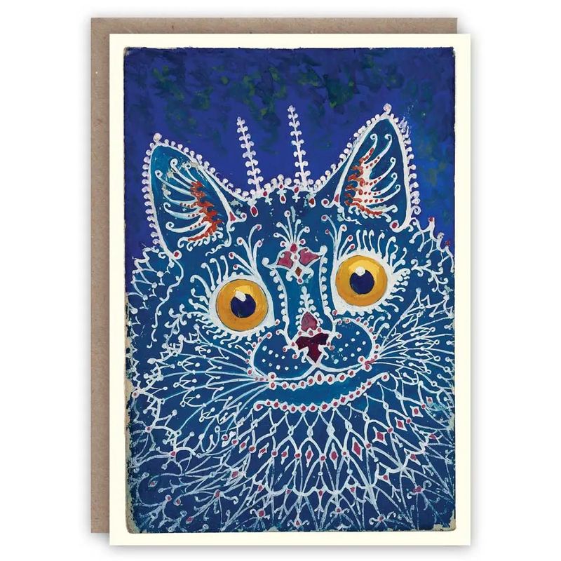 GC Gothic Cat Greetings Card