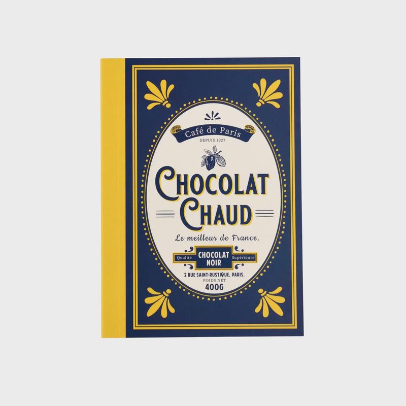 A6 NOTEBOOK - CAFÉ DE PARIS &quot;CHOCOLATE CHAUD&quot; (12)