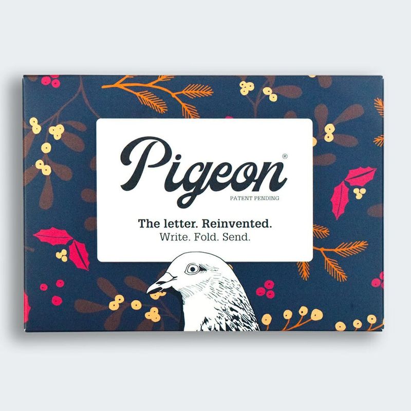 WS Winter Berries Pigeon Writing Set