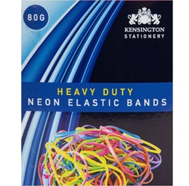 ST 15g Coloured Elastic Bands 80g Box