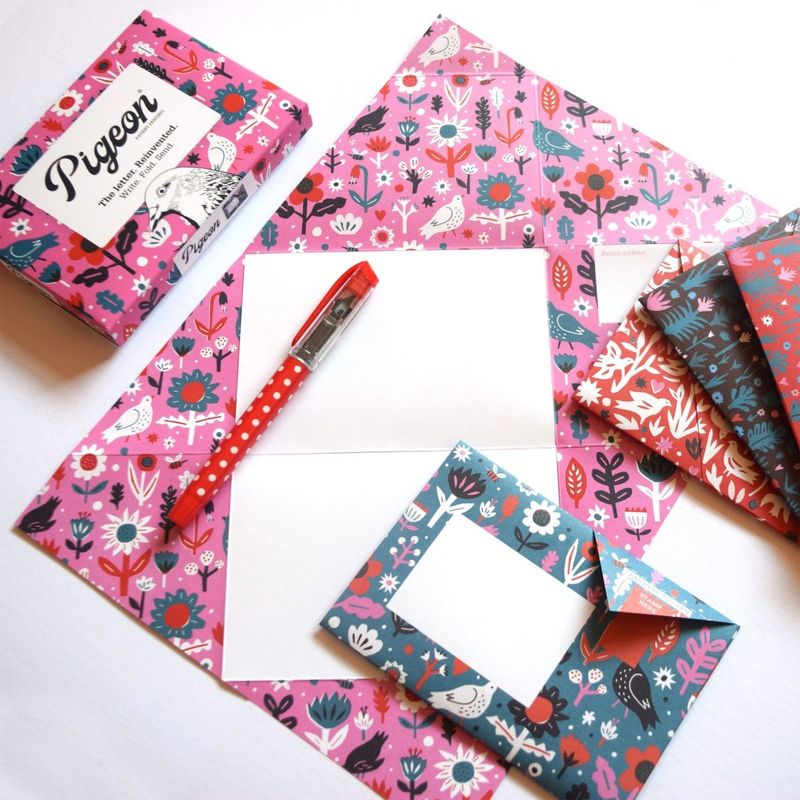 WS Fiesta Pigeon, Folding Letter Set – Pack of 6 Letters