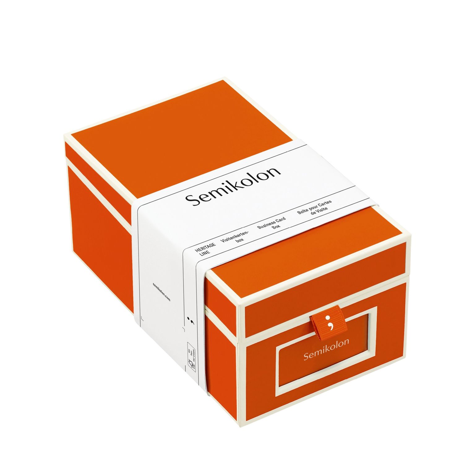 ST Business Card Box orange