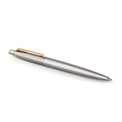 BP Parker Jotter Steel Gold Trim