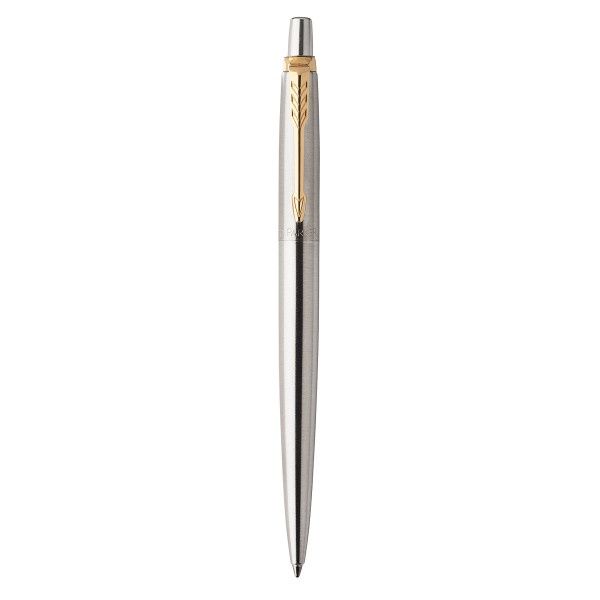 BP Parker Jotter Steel Gold Trim