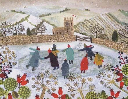 GCX AGBI CHRISTMAS CARD PACK – Skating Pond (3)