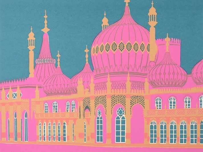GC Royal Pavilion Brighton Screen Print