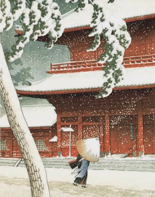 GCX AGBI CHRISTMAS CARD PACK – Zojo-Ji Temple in Shiba (3)