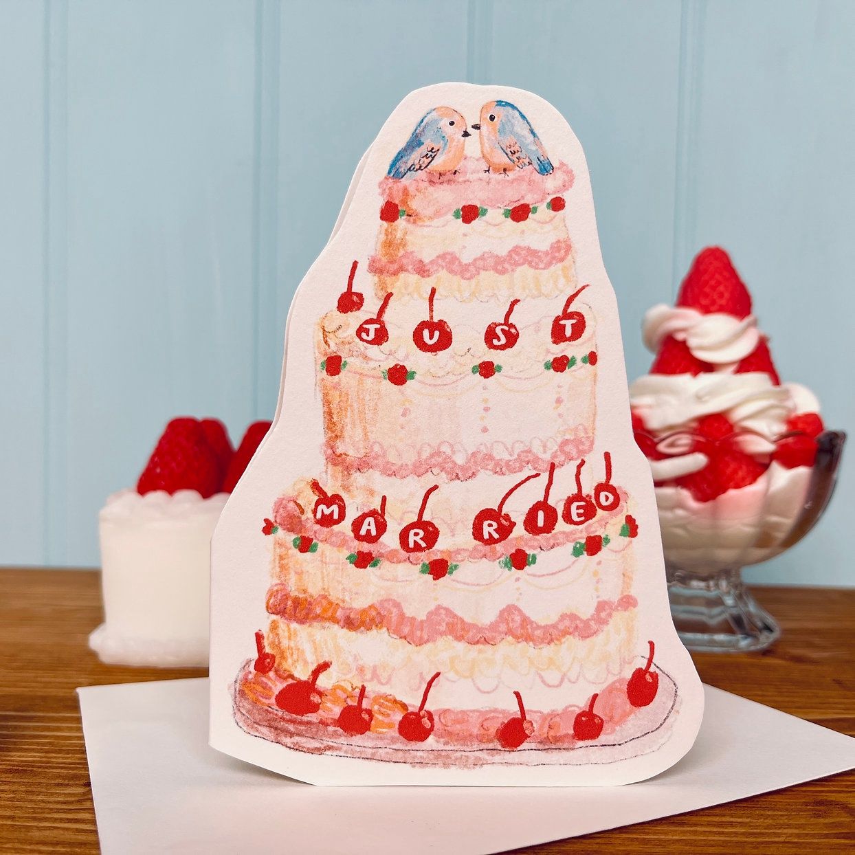 GC Wedding Cake Greetings Card