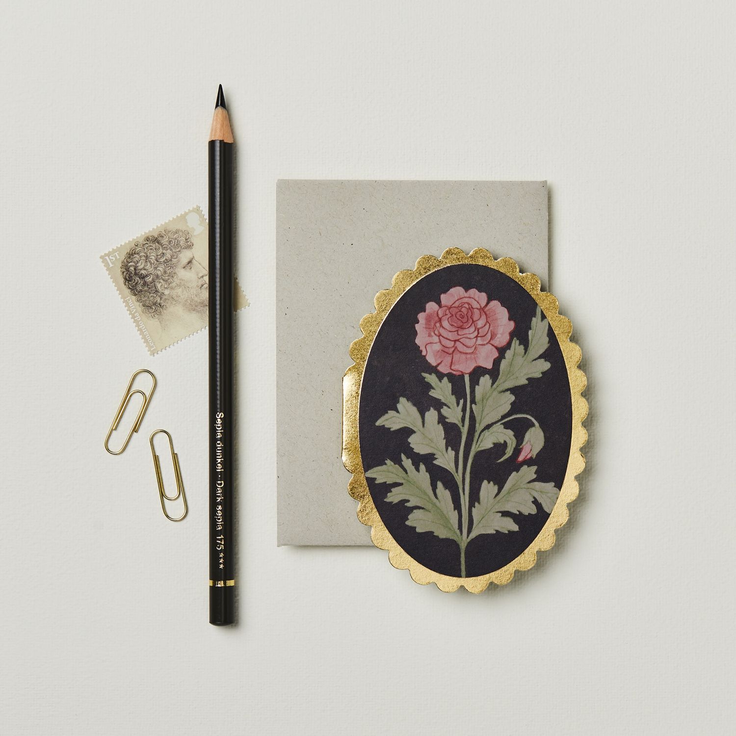 GC Rose Mini Greetings Card