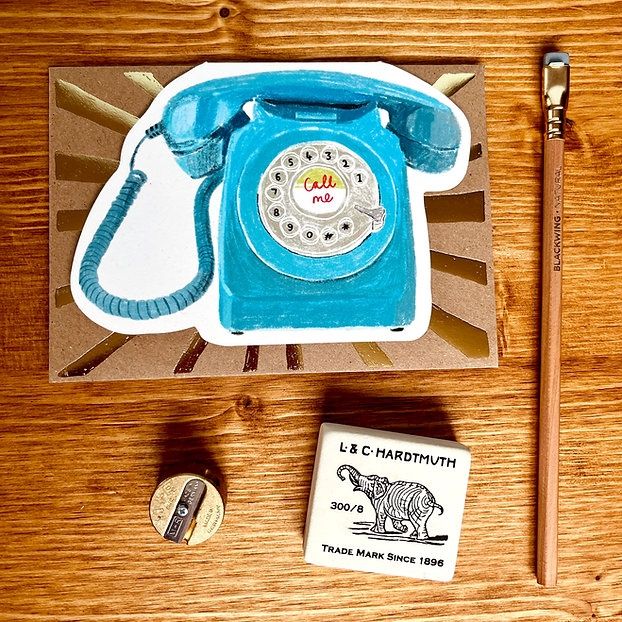 GC Call Me Telephone Greetings Card
