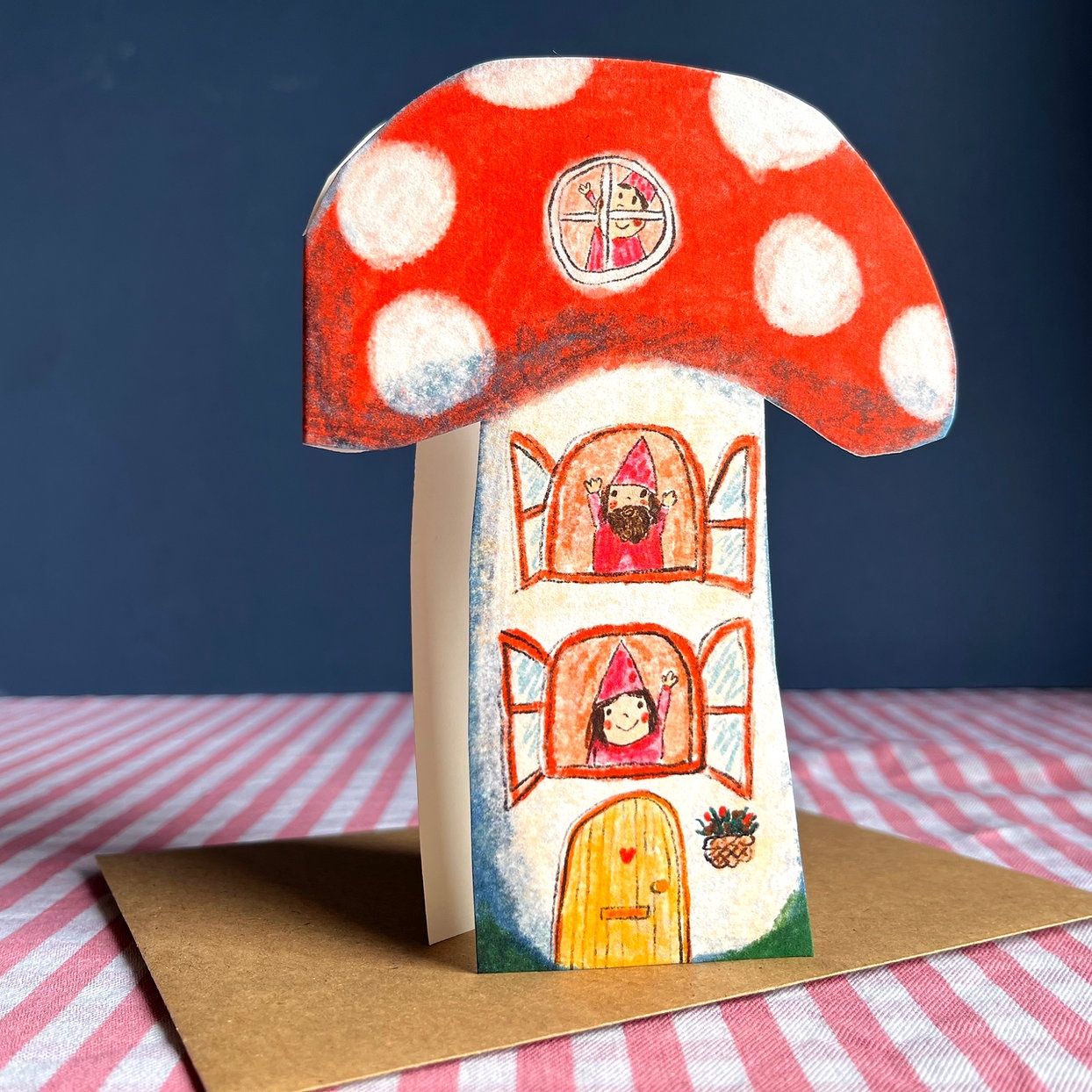 GC Toadstool Dream Home Greetings Card