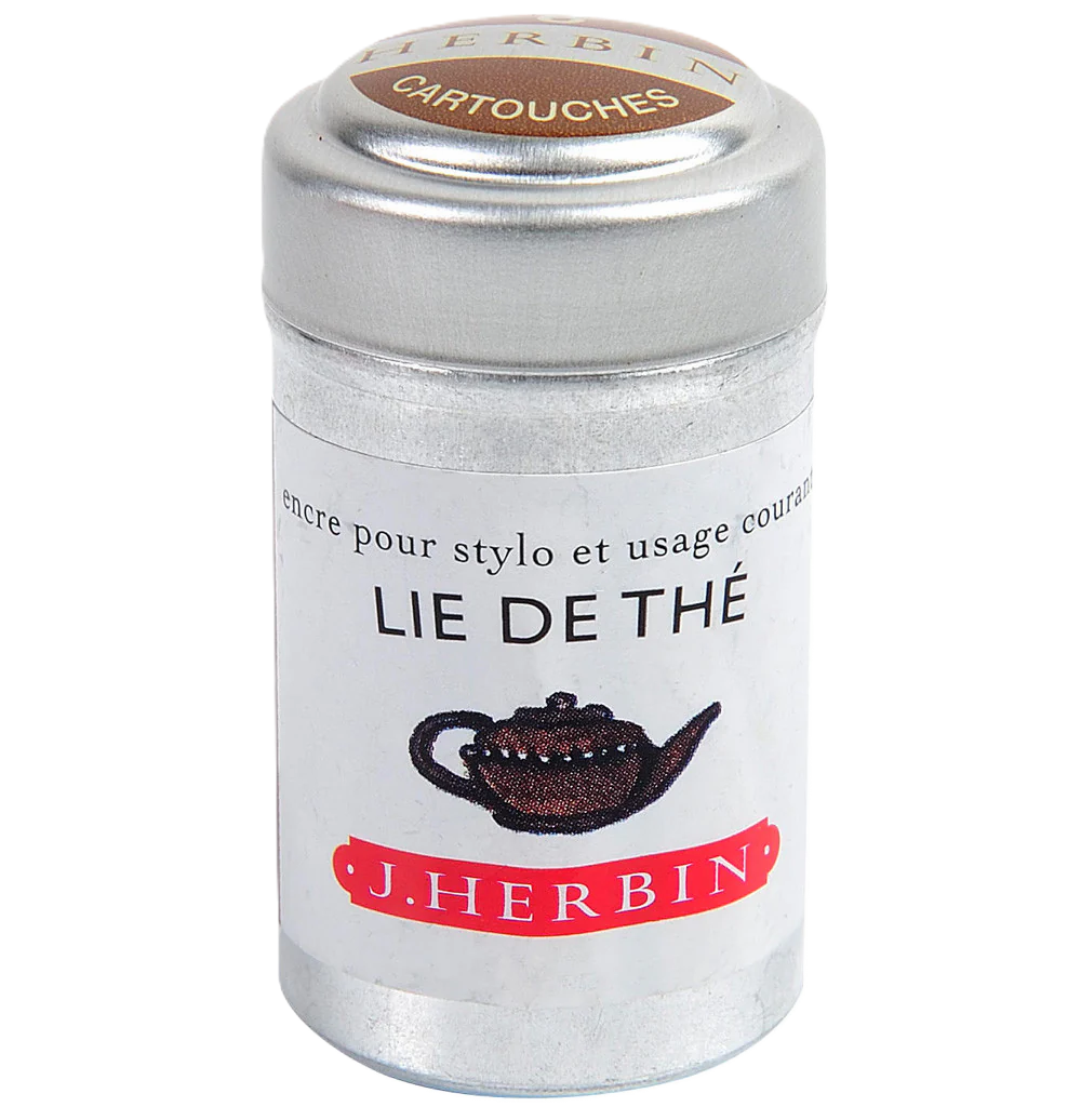 RE Herbin Cartridges Box 6 Lie de The