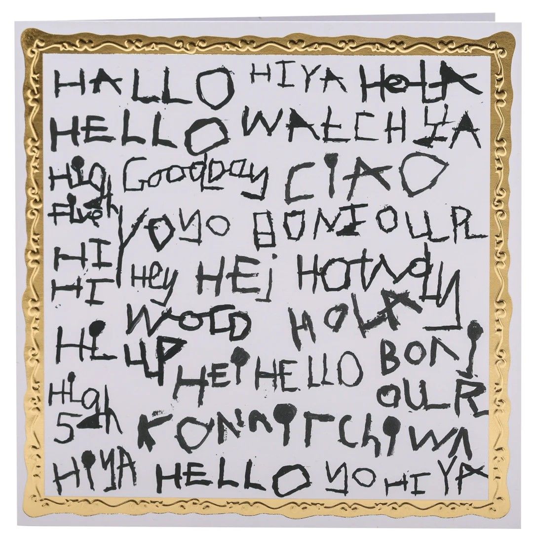 GC Hello, Hello Greetings Card