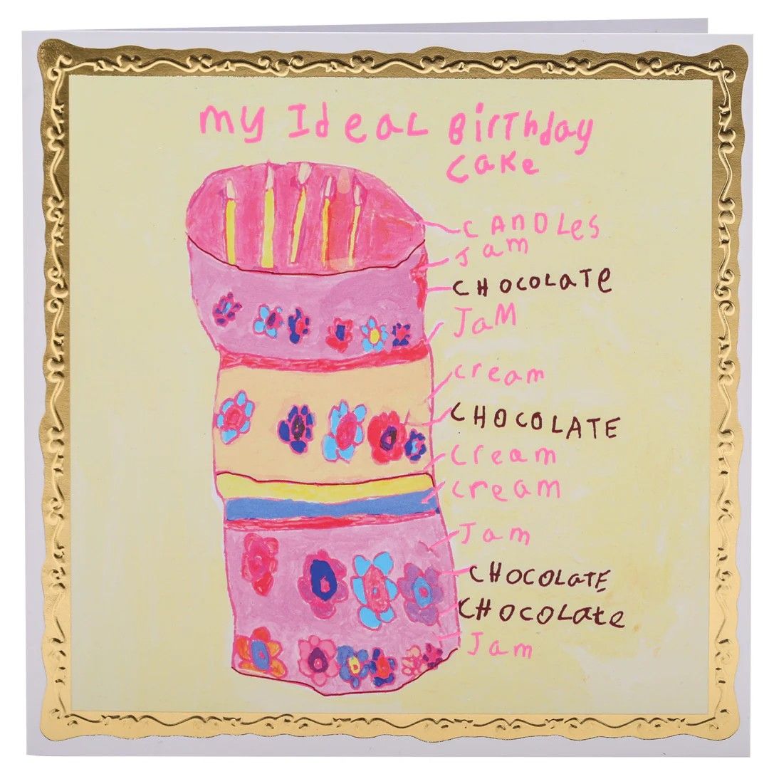 GC My Ideal Birthday Cake Card