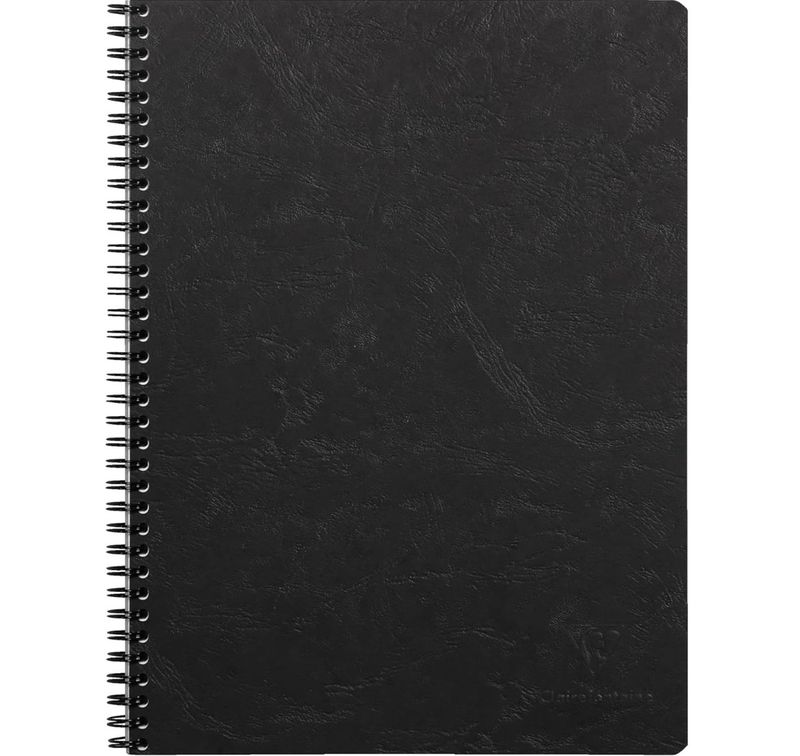 NB A Bag Wirebound L+M A4 Black